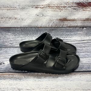 NEW Birkenstock Arizona Essentials Eva Black Sandals Shoes, Men’s Size 12